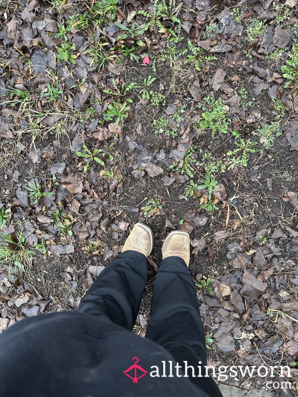 Boots Playing In Mud Light Humiliation