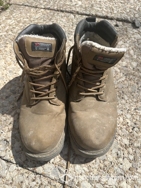 Boots Worn On The Farm