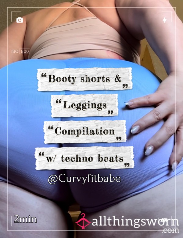 Booty Shorts & Leggings Compilation W/ Techno Beats 🎧