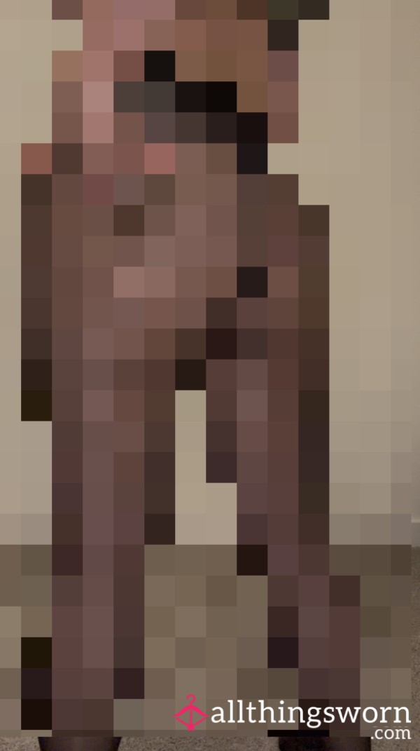 Booty Tease In Ripped Pantyhose