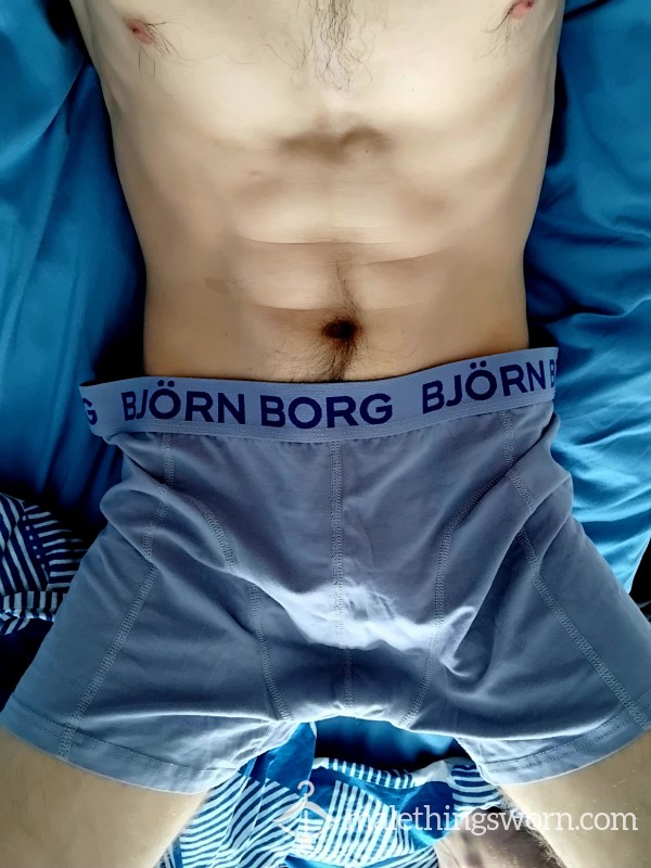 Born Borg XL Boxers Worn By A Gym Guy And Me