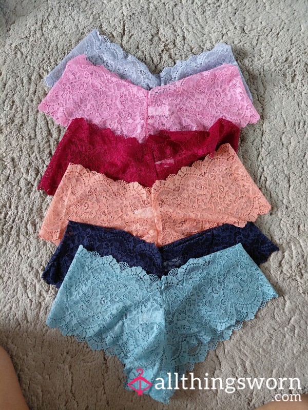 Both Brazilian Lace Panties All Colours Available