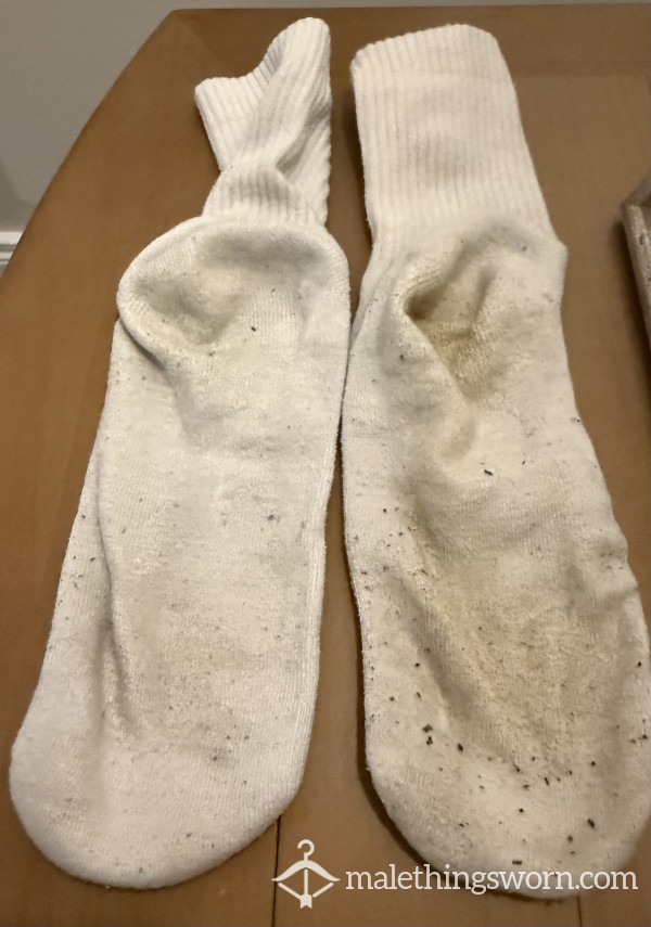 White Socks These Ones Cleaned Us 💦