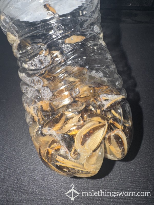 Bottle Of Salty Sunflower Seed Sp*t. (As Requested)