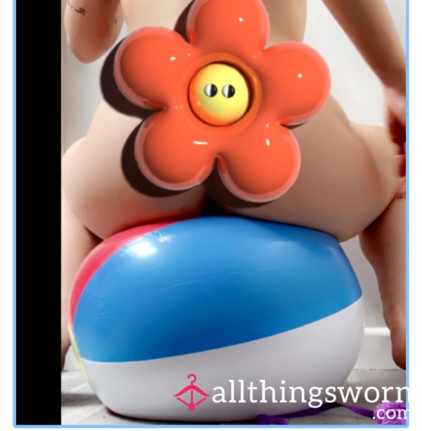 Bouncing This Fat Arse And Masturbating All Over Inflatable 🥵