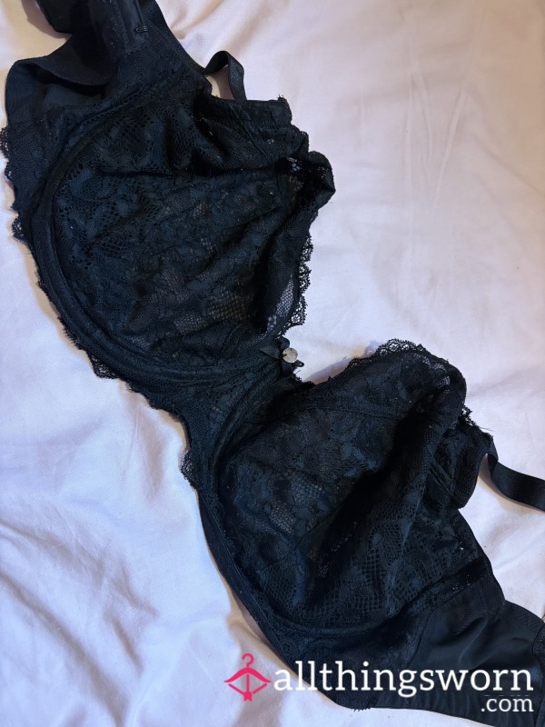 Boux Avenue Black Lacy Bra