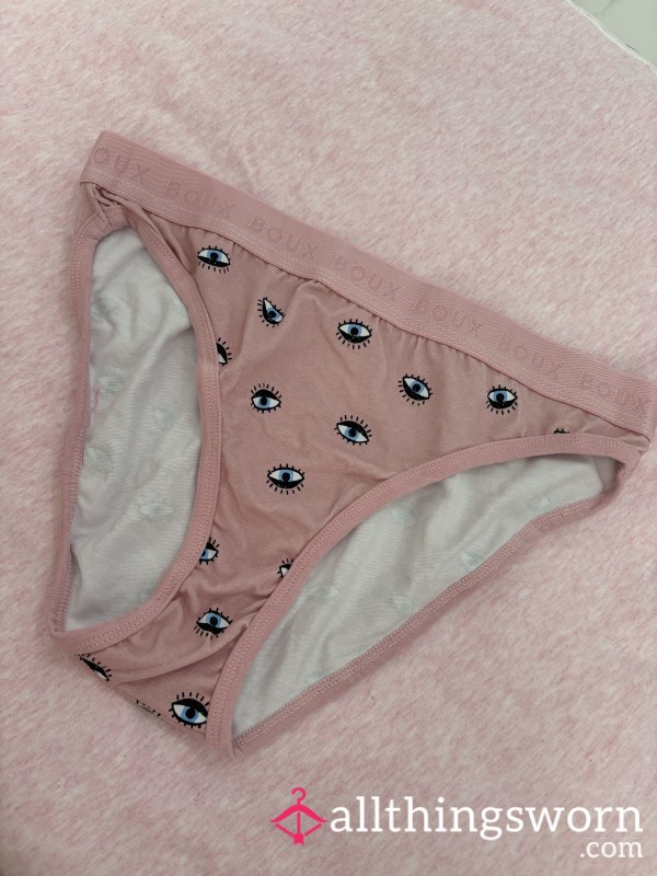 Boux Avenue Evil Eye Full Back Pink Panties