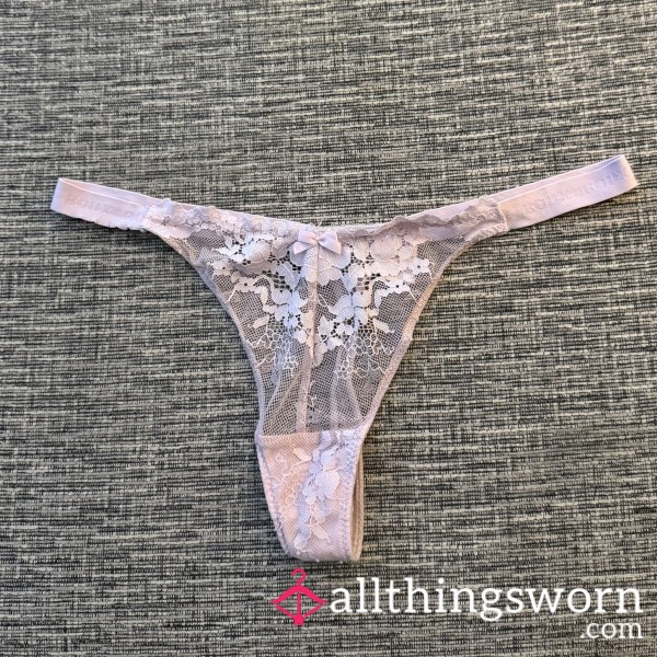 Boux Avenue Lace Pink Thong
