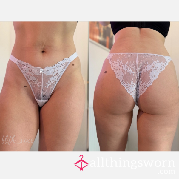 Boux Avenue White Lace Panties 🤍 24hr Wear | Pretty Everyday Wear