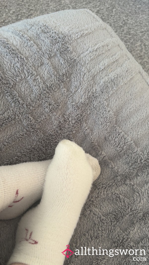 Bow Fluffy Socks
