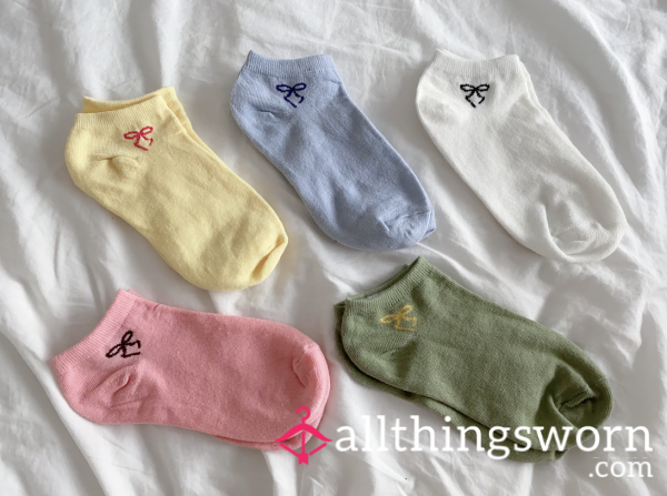 Bow Pastel Socks