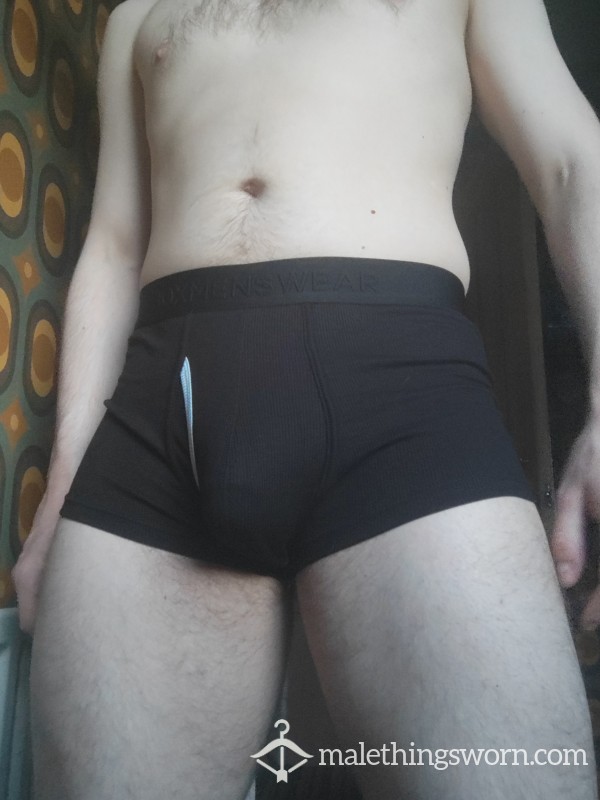 Box Black Men's Boxer Briefs