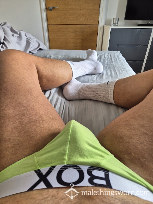 Box Briefs. Worn