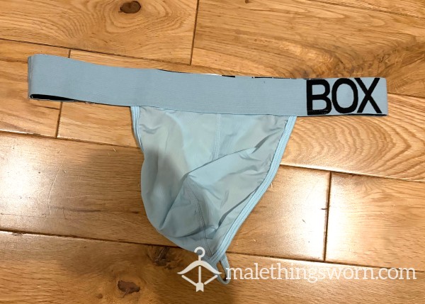 BOX Menswear Light Blue S**y Thong (M) Ready To Be Customised For You!
