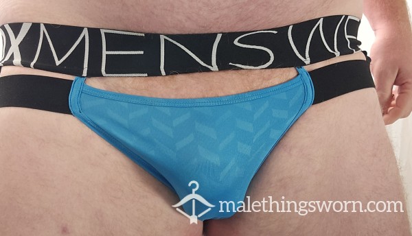 Box Menswear Mens Cobalt Blue Suspender Jock 2.0 With Bounce Jock Strap Jockstraps Underwear