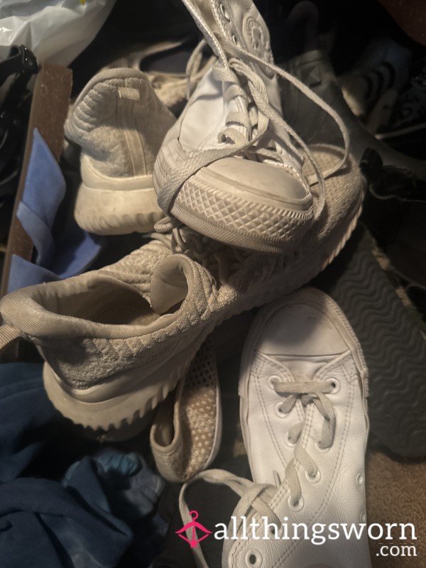 Box Of Old Shoes Mystery Box Very Old Very Worn