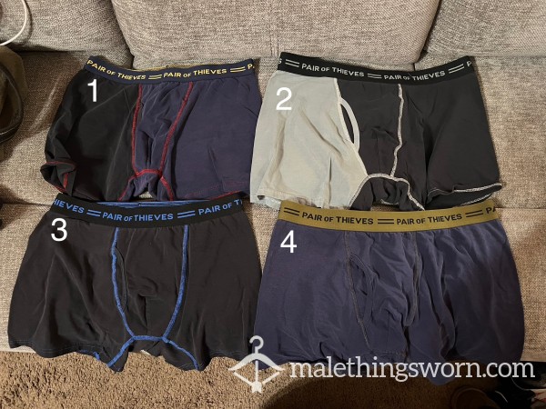Boxer Brief Collection, You Pick & I Wear (Made-To-Order)