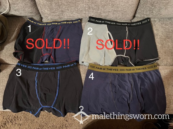 Boxer Brief Collection, You Pick & I Wear (Made-To-Order)
