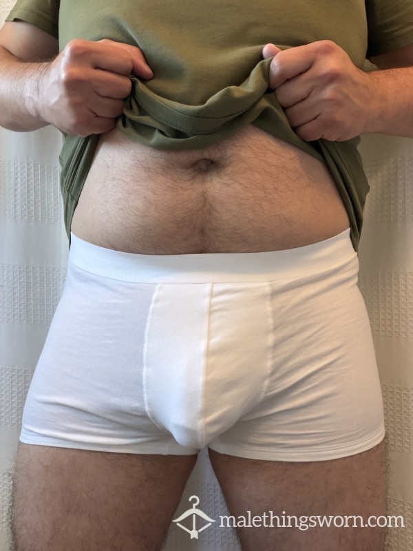 Boxer Briefs - White And Dirty