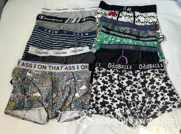 Boxers Ready To Be Customised