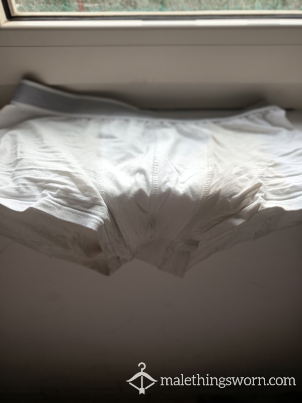 Boxers Used On The Ring🥊 Yellow From How Much I Sweated, Very Dirty Smell A** And Balls🏐🏐