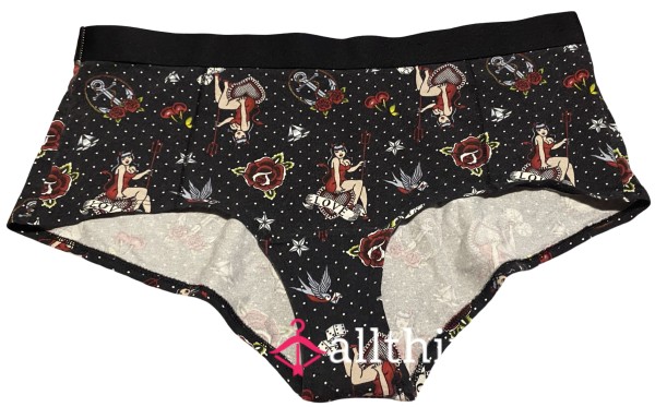 Boy Shorts With Traditional Art Theme 😊
