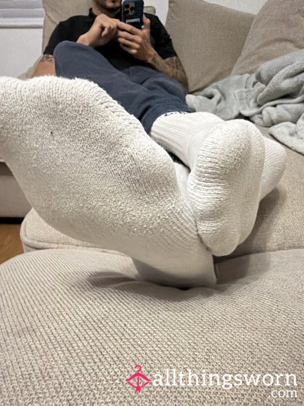 Boyfriends Adidas Work Socks…worn All Day On Site 🧦