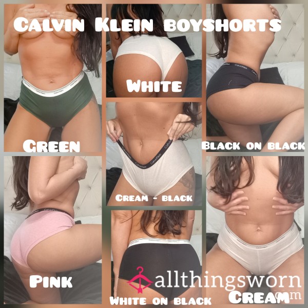 Boyshorts Calvin Klein $25 Each Or 2/$45 Shipping Included