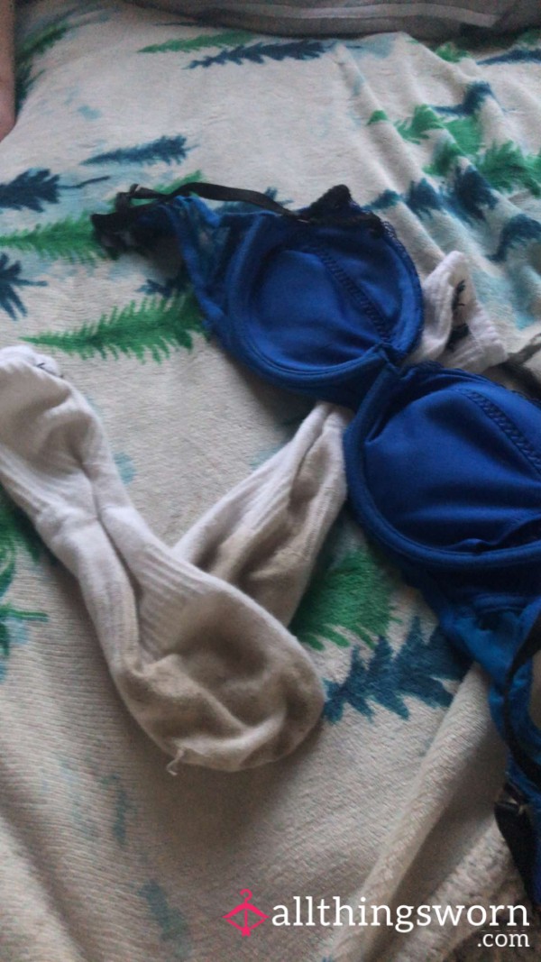 Bra And Ny White Stinky Dirty Nike Socks