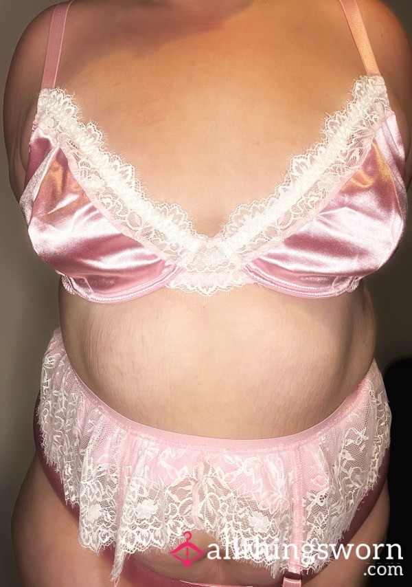 Bra And Pantie Silk Set