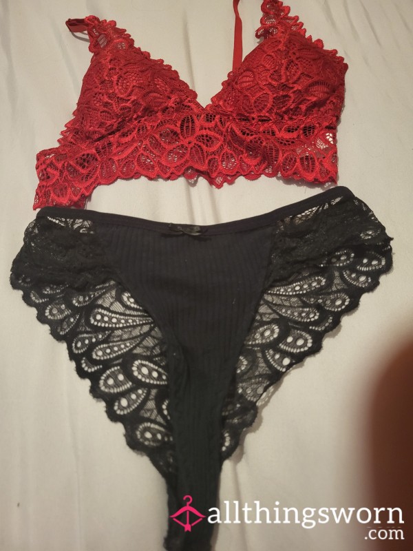 🖤❤️cute Worn Bra And Panties❤️🖤