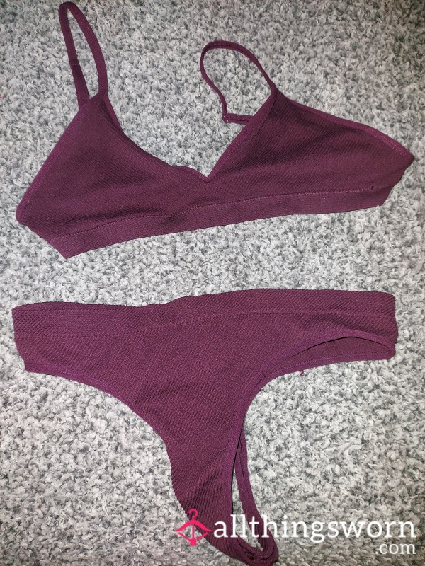 Bra And Thong Set