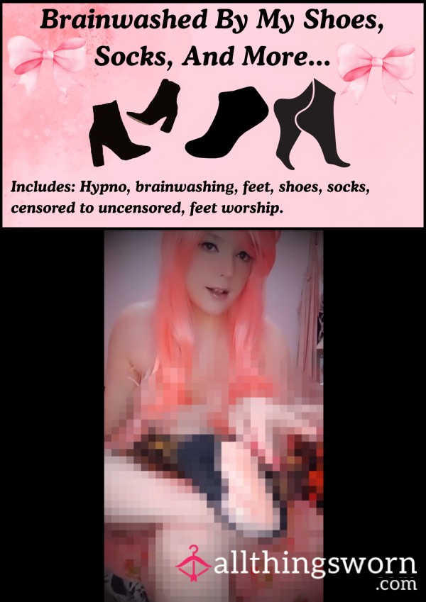 Brainwashed By Miss Nightmare's Shoes, Socks, And More... Audio Hypno File 👠