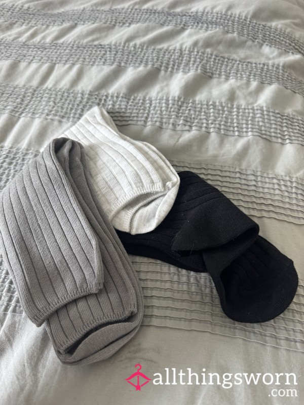 Brand New Ankle Socks Ready For Custom Wear