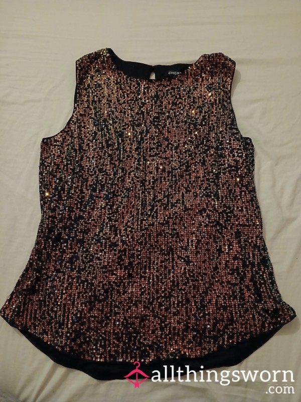 Brand New Sequin Top - Size L ( Size 14-16 Probably)
