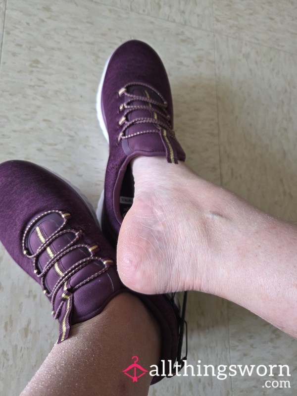 Brand New Slip On Purple Sneakers