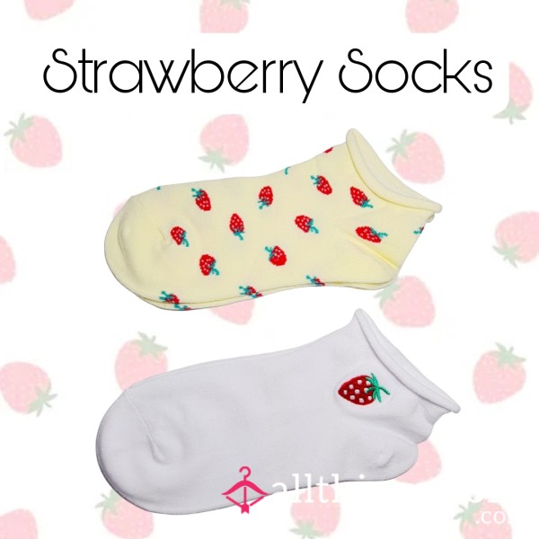 Brand New Strawberry Socks