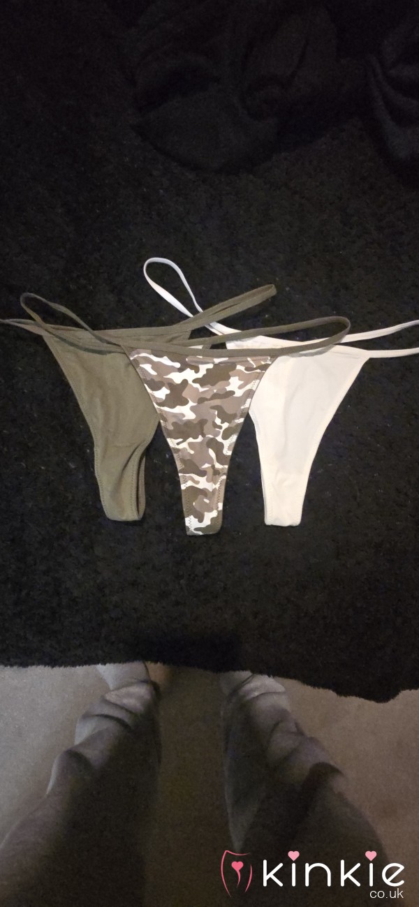 Brand New Thongs Worn Only For You