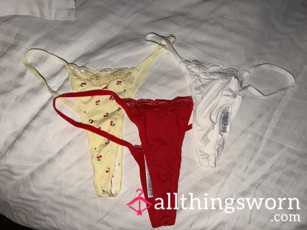 Brand New Trio Of S**y Thongs – Ready To Tease 💕