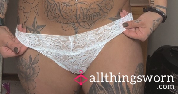 Brand New White Lace Thongs 🫠