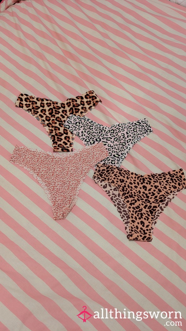 Soft Nylon Seamless Panties – Animal Print Set ✨