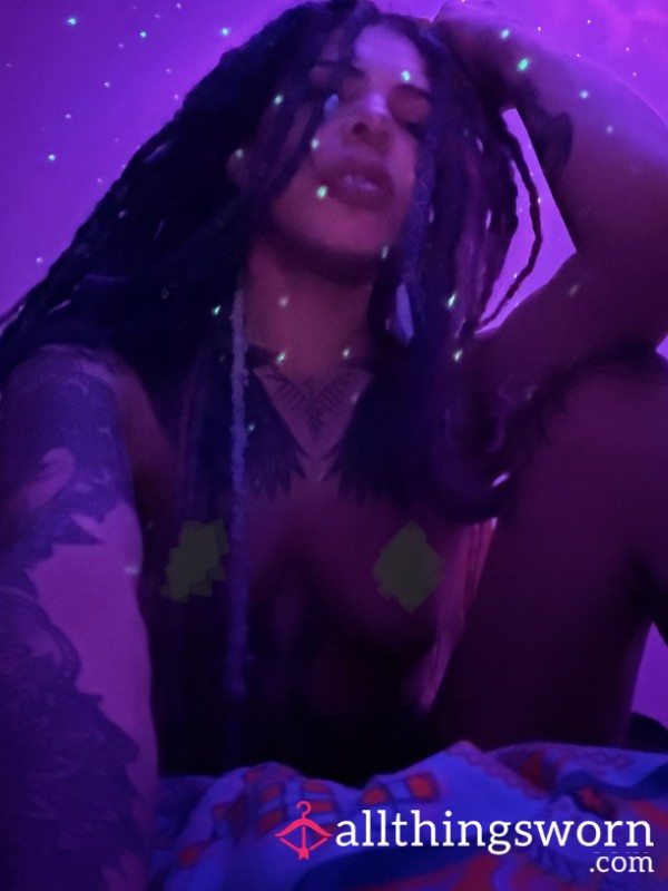 Bratty Little Tease Under Purple Lights