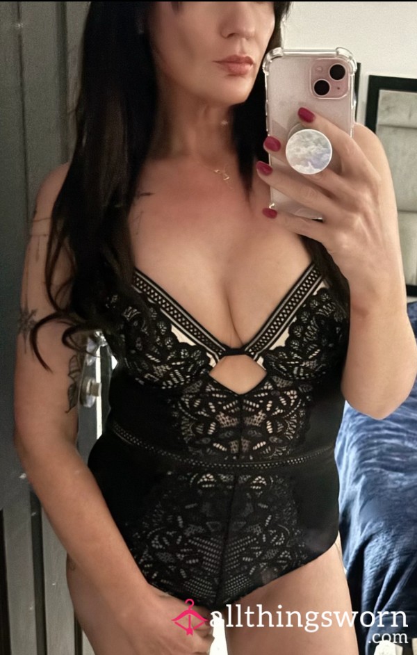 Figleaves S**y Bodysuit With Moulded Cups, Worn