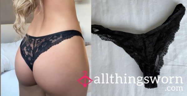 Brazilian Black Laced Panties🖤