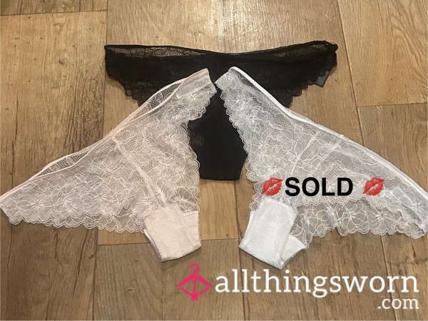 Brazilian Lace Panties Covered In My Smell 😜