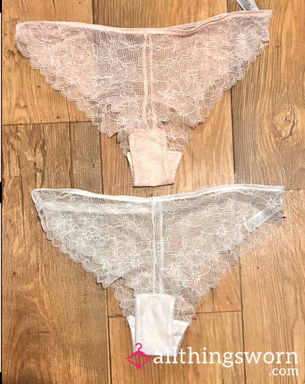 Brazilian Lace Panties Covered In My Smell 😜