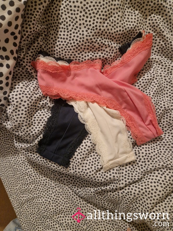 Brazilian Panties - Multi-Color Selection! Worn 1+ Days - Custom Orders Welcome!