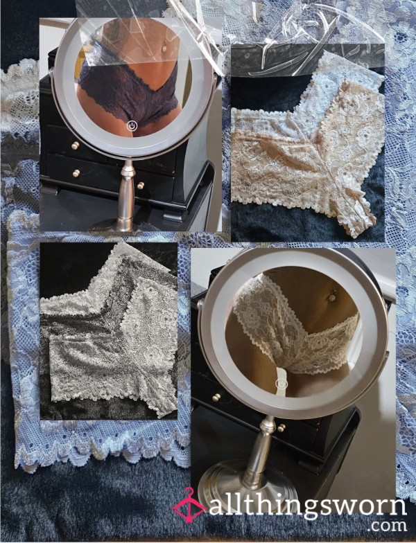 💜BRAZILIAN PANTIES🤍 White, Lilac, Purple, White, Cream, Black