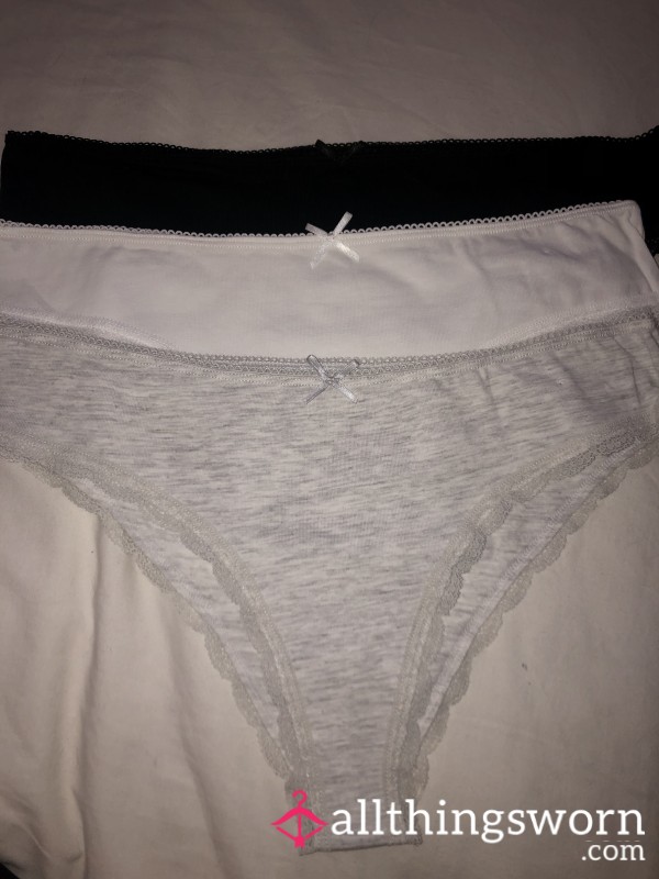 Brazilian Style Panties, All Cotton Cream Catchers