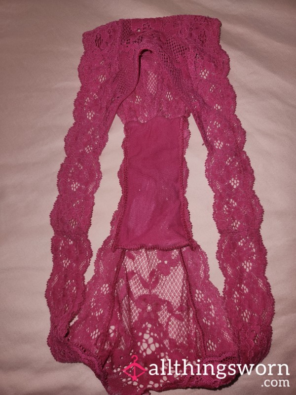 Break Me In Like I Broke These In. Buy My First Available Pair Of F**ked In Panties.  I Came In These Several Times Knowing What I Was Doing It For.